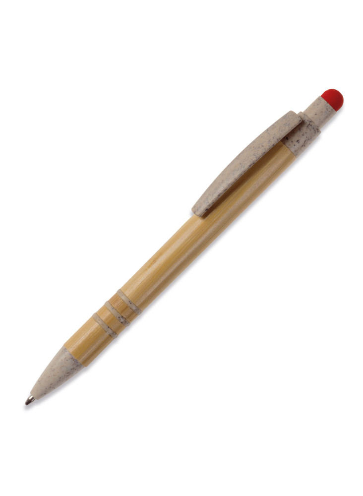 Stylo bille en bambou et paille de blé