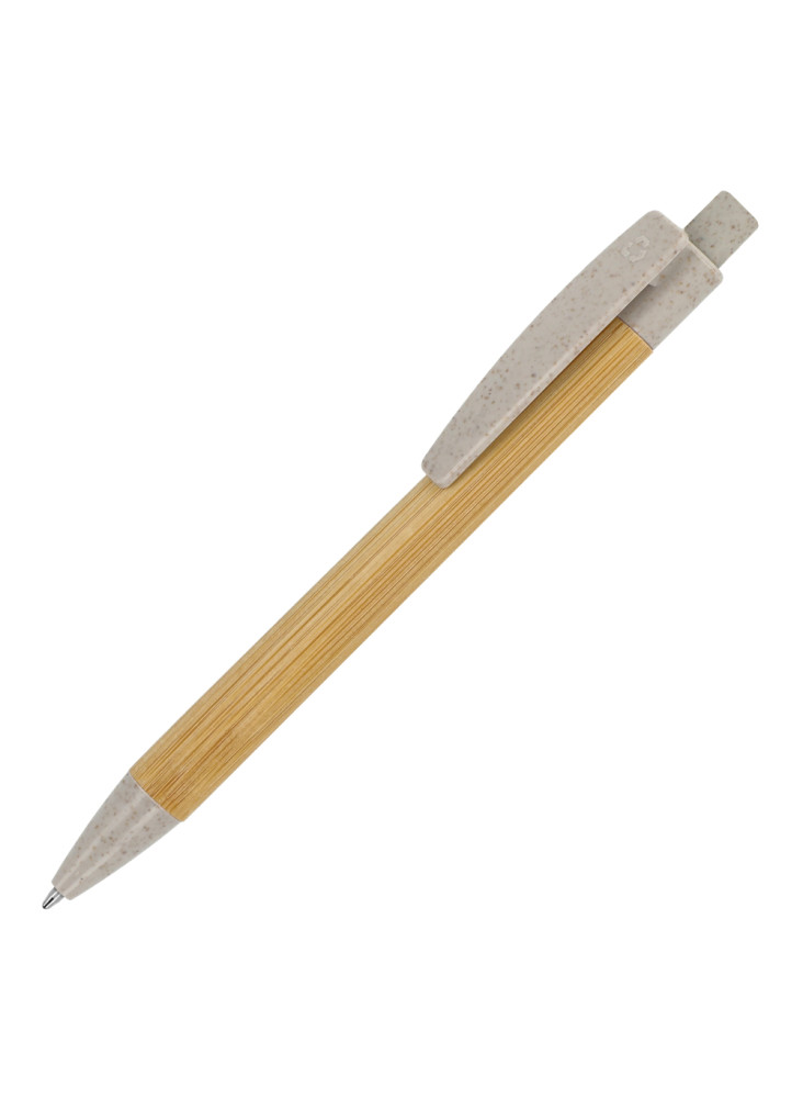  Stylo bille en bambou et paille de blé