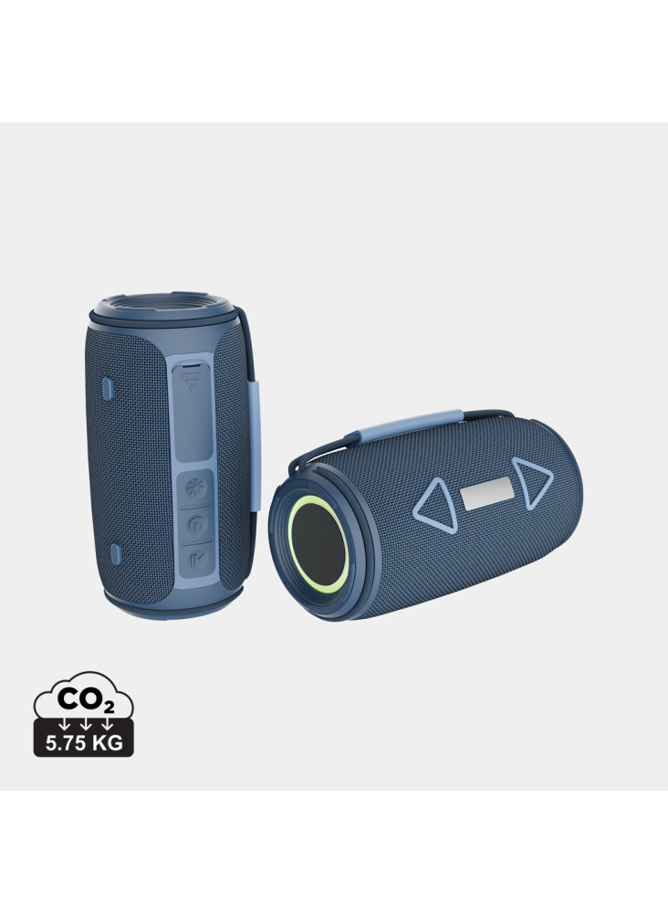 Enceinte 16W étanche IPX4 en plastique recyclé RCS Prisma