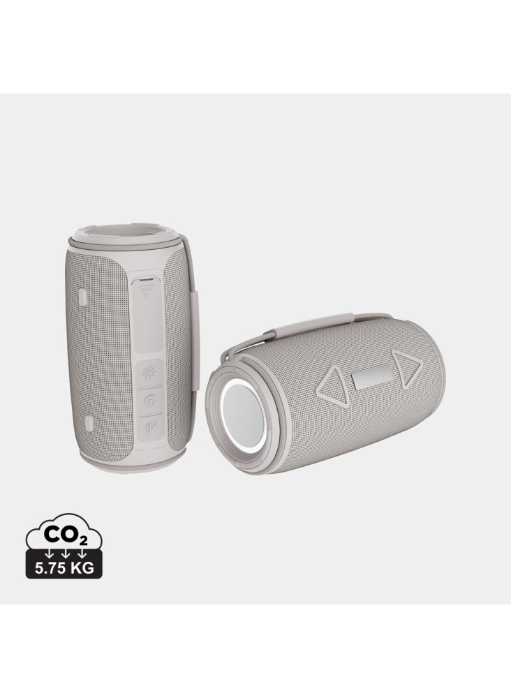 Enceinte 16W étanche IPX4 en plastique recyclé RCS Prisma