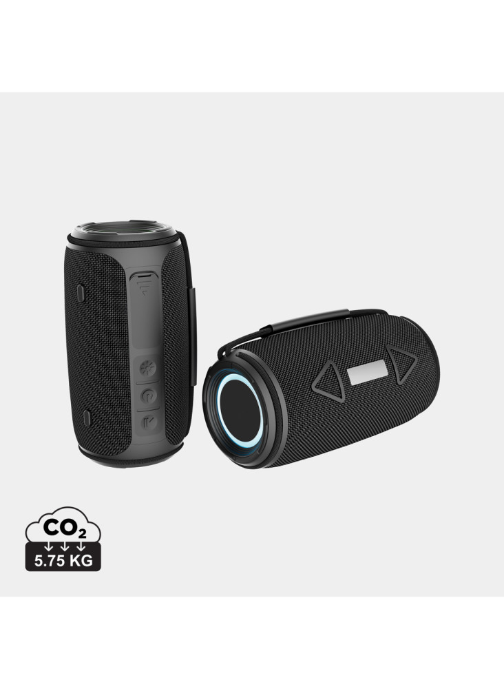 Enceinte 16W étanche IPX4 en plastique recyclé RCS Prisma