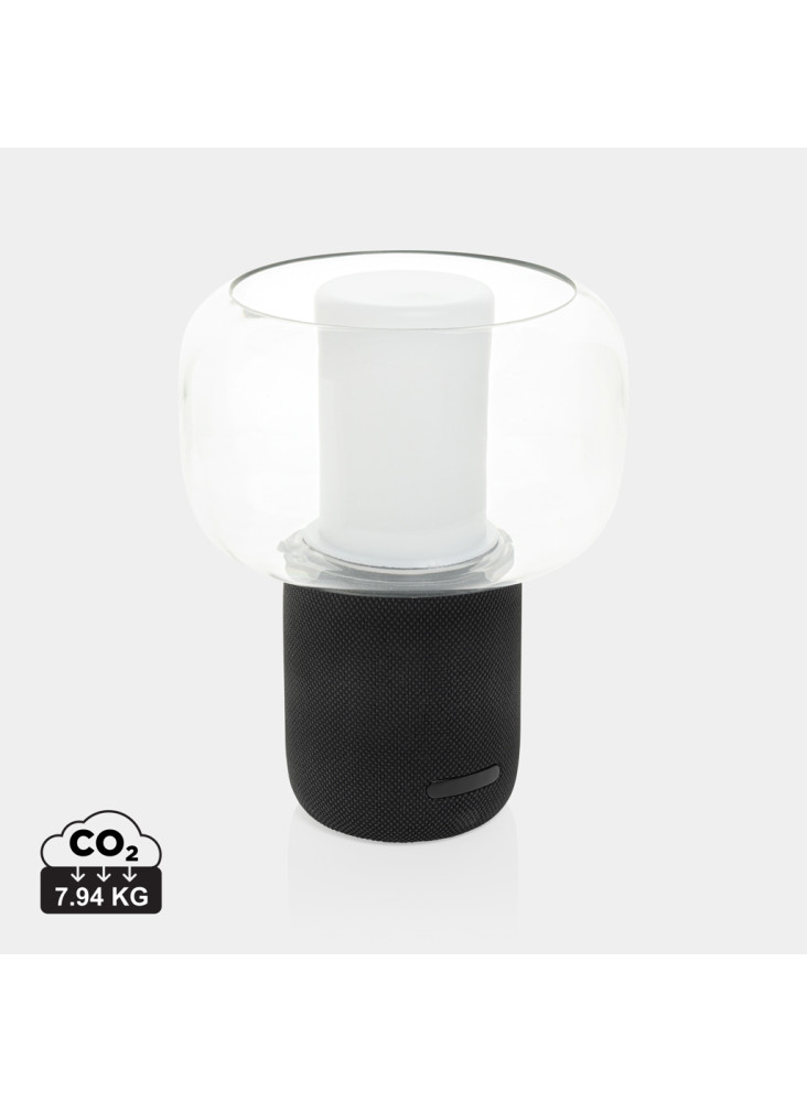 Lampe avec haut-parleur 10W en plastique recyclé RCS Lux
