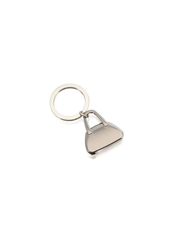 Porte-clés métal forme de sac  publicitaire