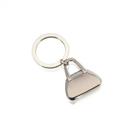 Porte-clés métal forme de sac personnalisé