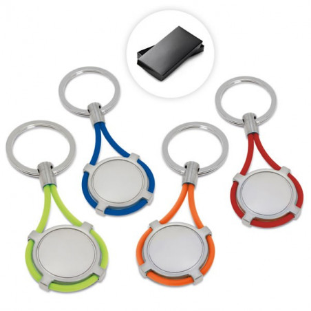 Porte-clés Rond Métal