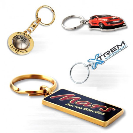 Porte-clés Sur Mesure Métal