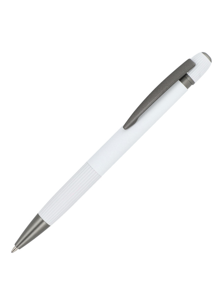 Stylo à bille en aluminium Toulouse Softtouch