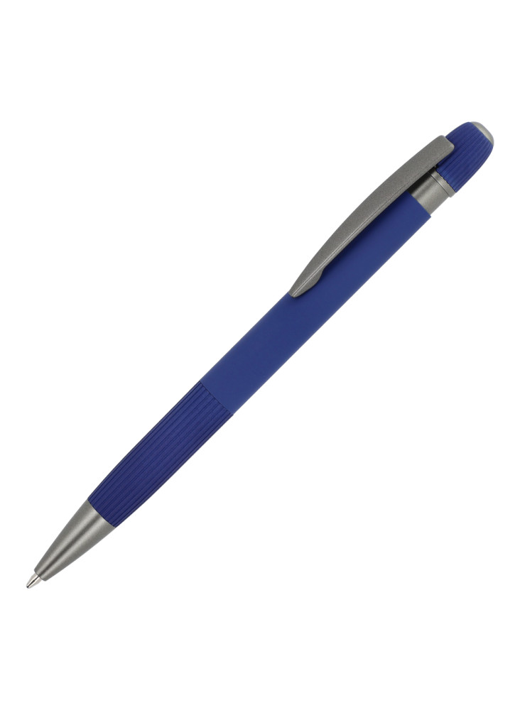 Stylo à bille en aluminium Toulouse Softtouch