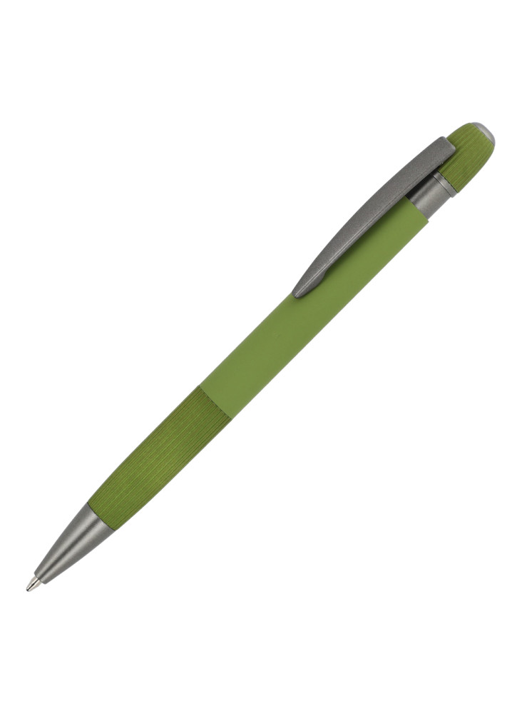 Stylo à bille en aluminium Toulouse Softtouch