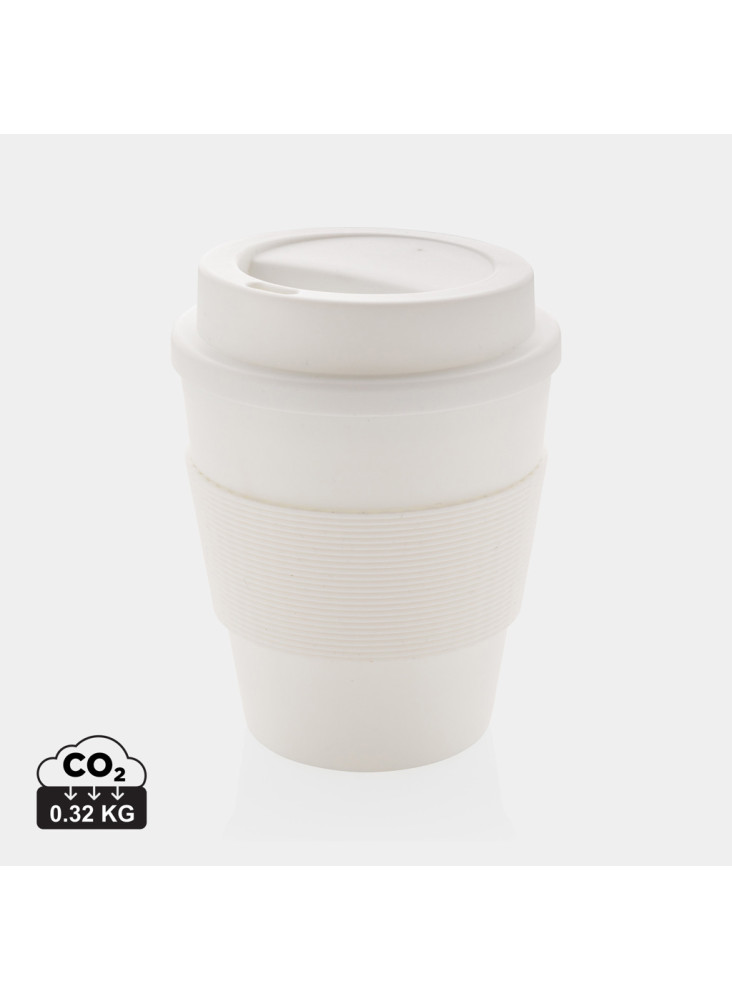 Mug en PP recyclable avec couvercle à vis 350ml