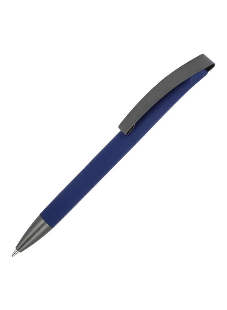 Stylo à bille Vegas avec clip métallique softtouch