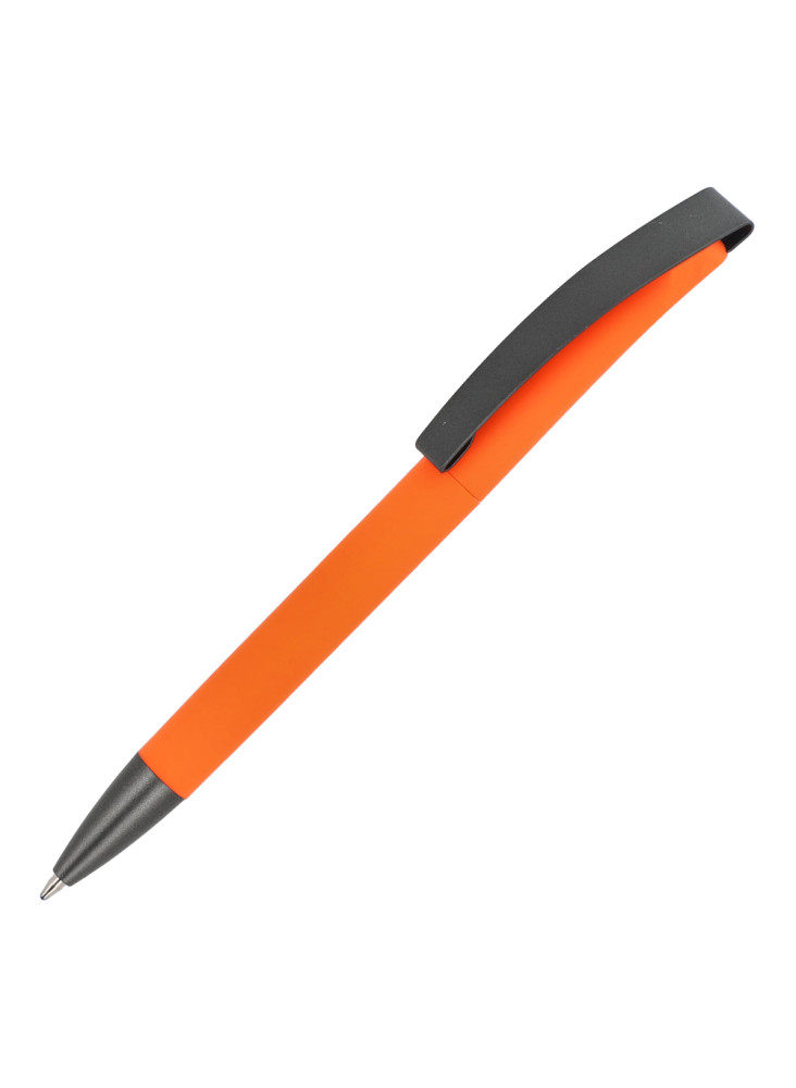 Stylo à bille Vegas avec clip métallique softtouch