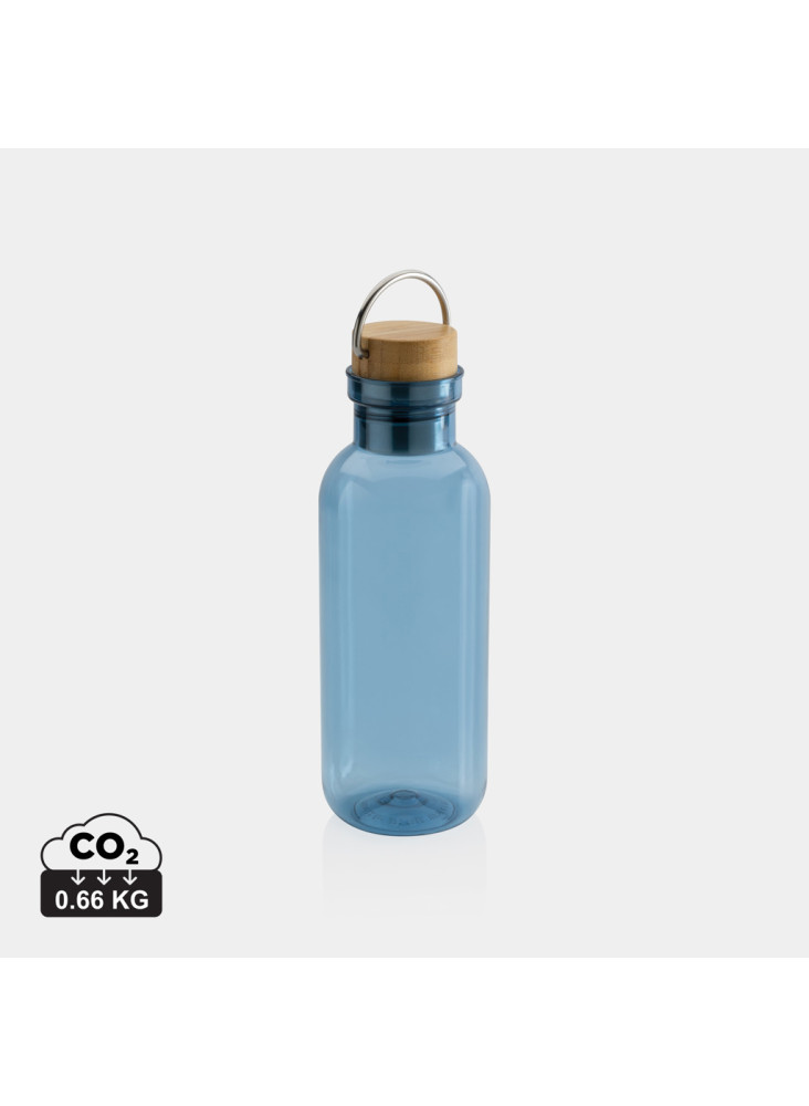 Bouteille 680ml en rPET RCS, couvercle en bambou