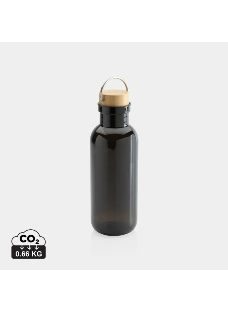 Bouteille 680ml en rPET RCS, couvercle en bambou