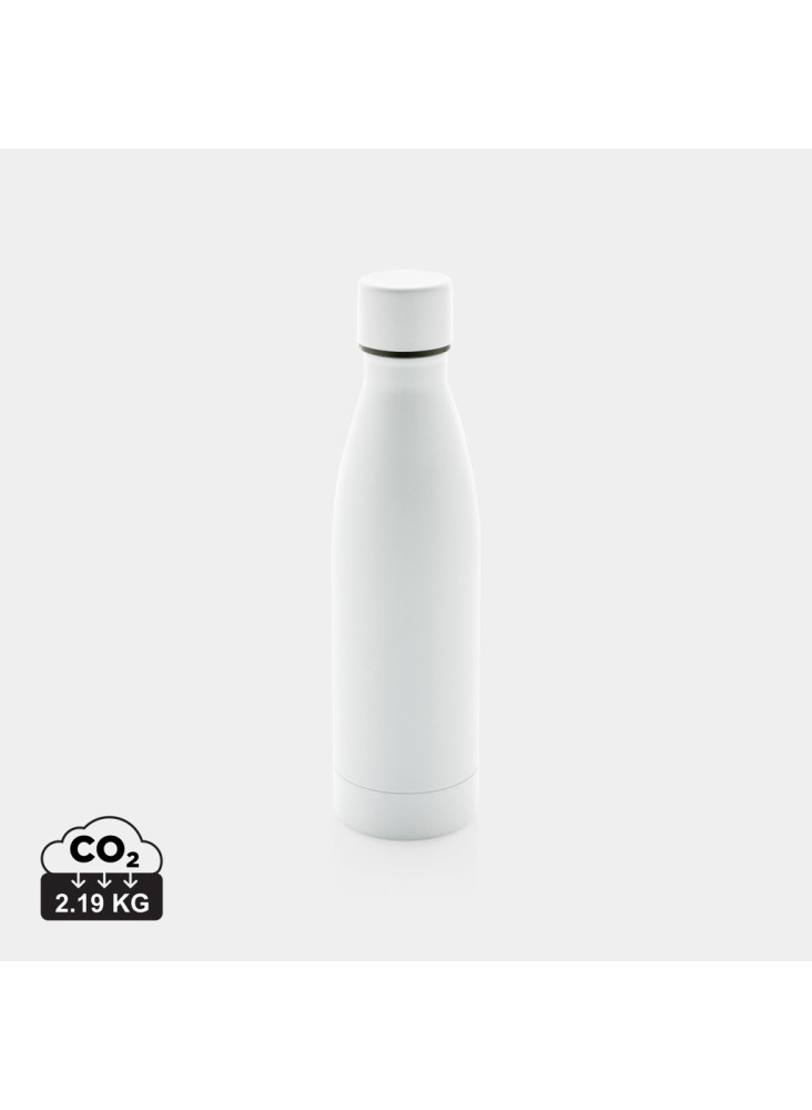 Bouteille iso couleur pleine en acier inoxydable recyclé RCS