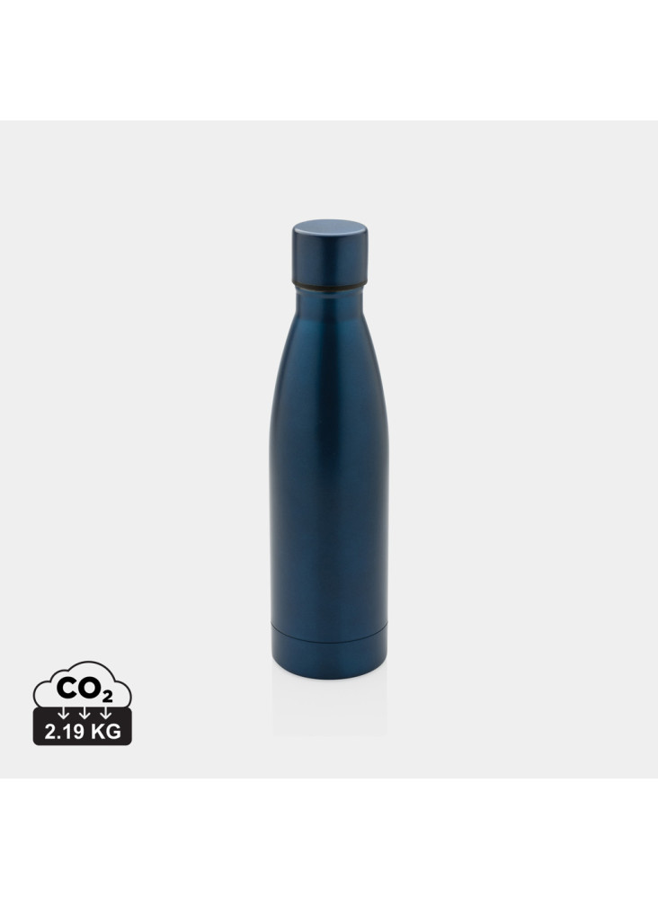Bouteille iso couleur pleine en acier inoxydable recyclé RCS