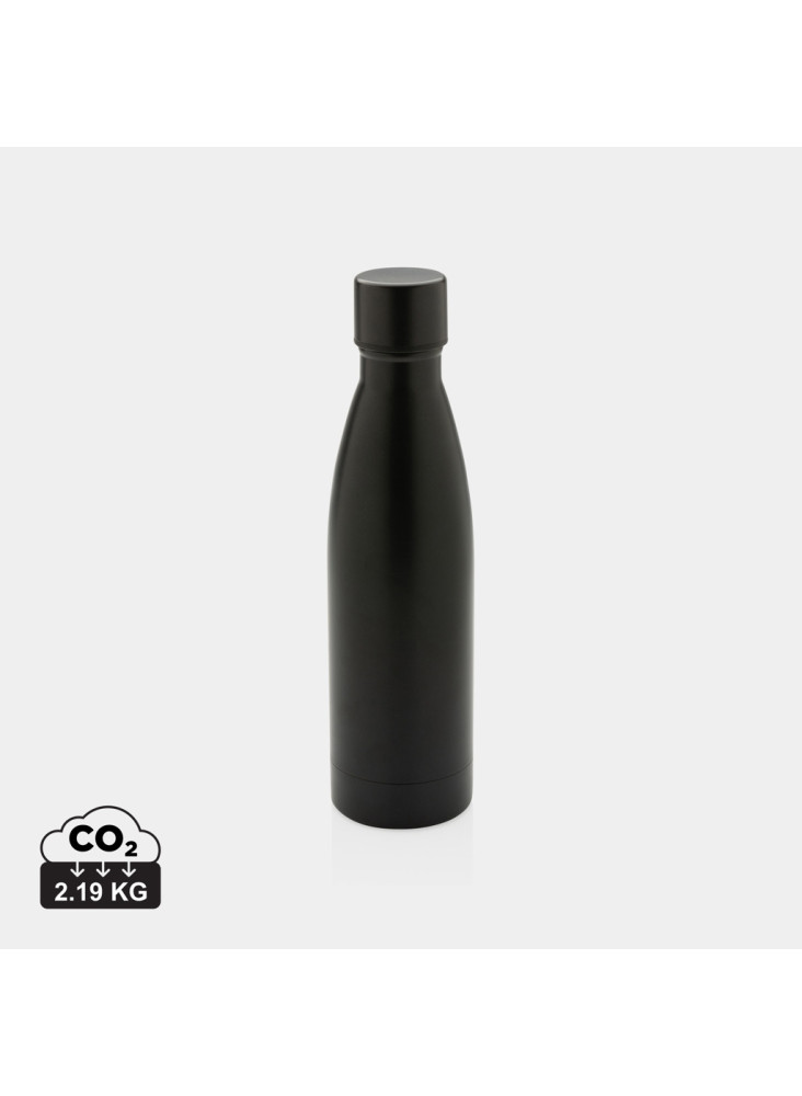 Bouteille iso couleur pleine en acier inoxydable recyclé RCS