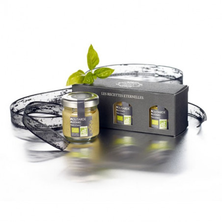 Coffret 3 moutardes BIO