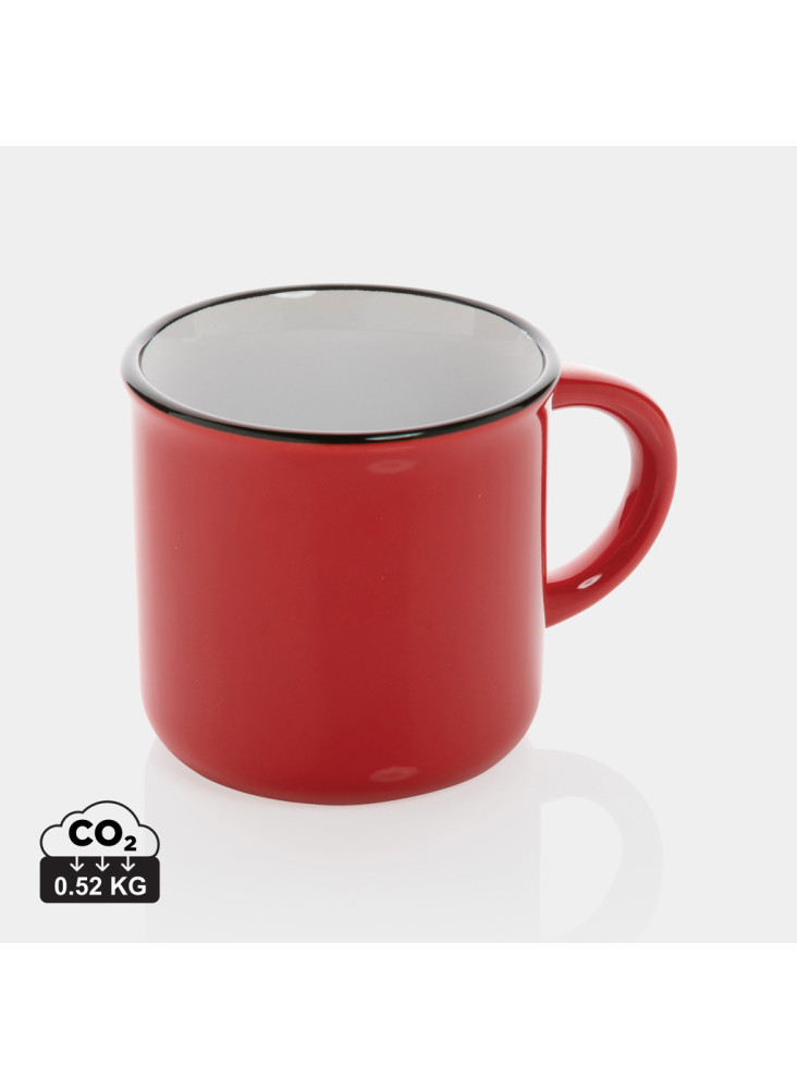 Mug 280ml vintage en céramique