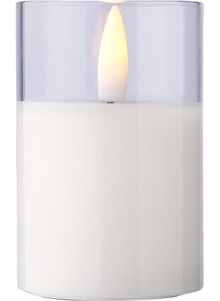 Bougie LED Serin | Photophore en verre