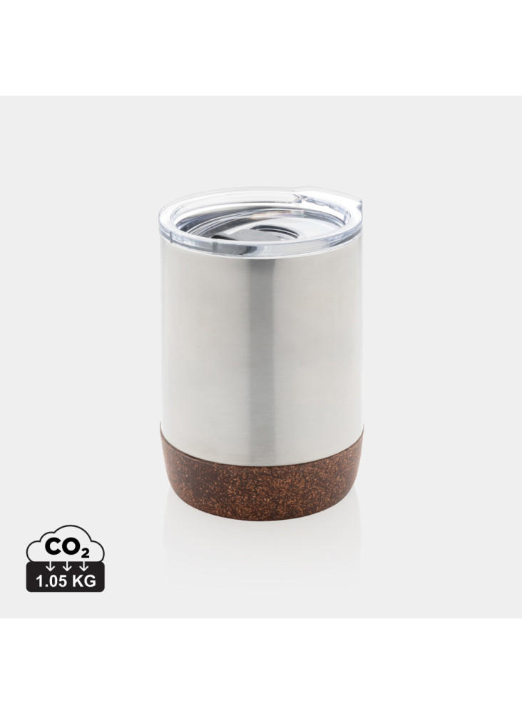 Petite tasse à café en liège et acier recyclé RCS