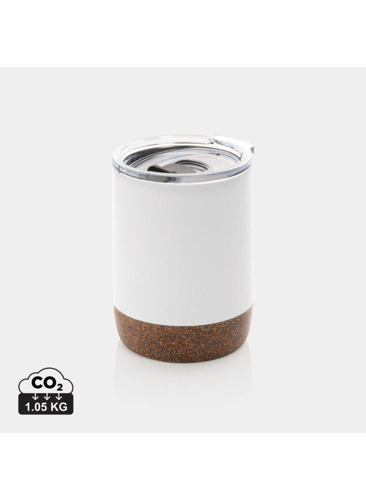 Petite tasse à café en liège et acier recyclé RCS