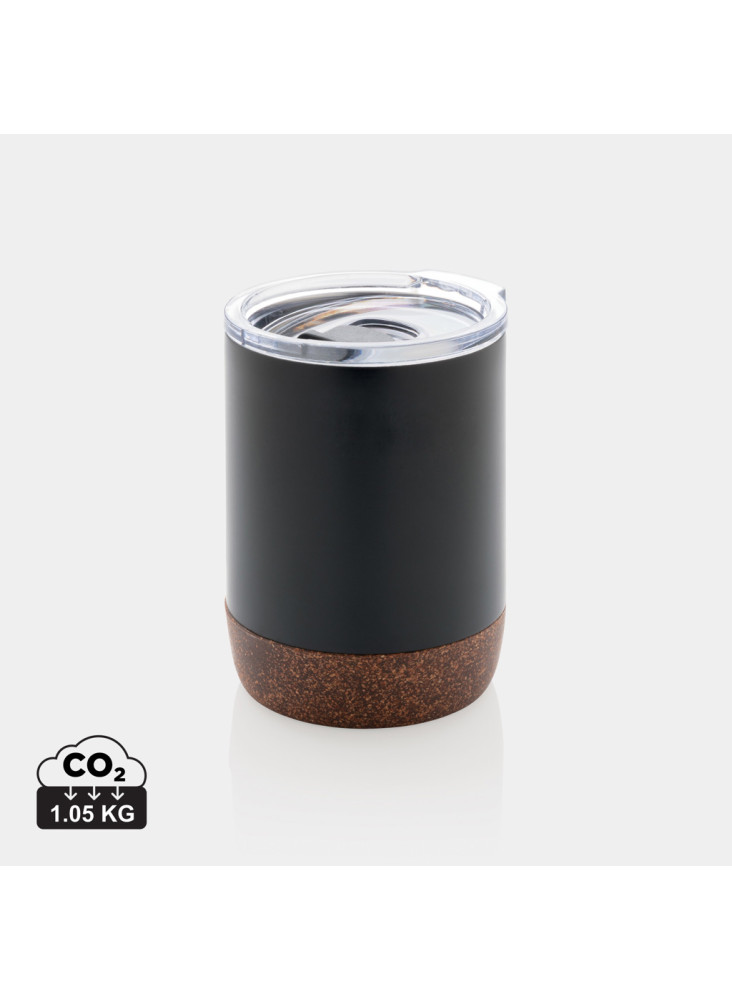 Petite tasse à café en liège et acier recyclé RCS