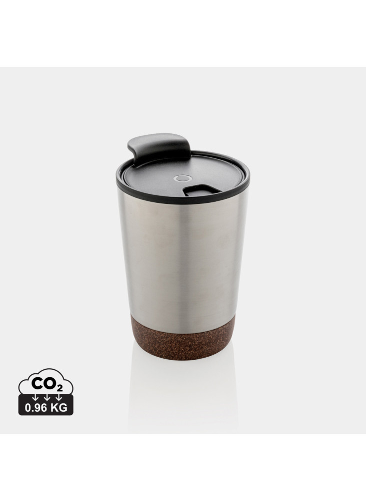 Tasse à café en liège et en acier inoxydable GRS