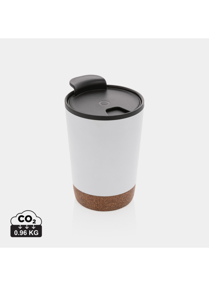 Tasse à café en liège et en acier inoxydable GRS