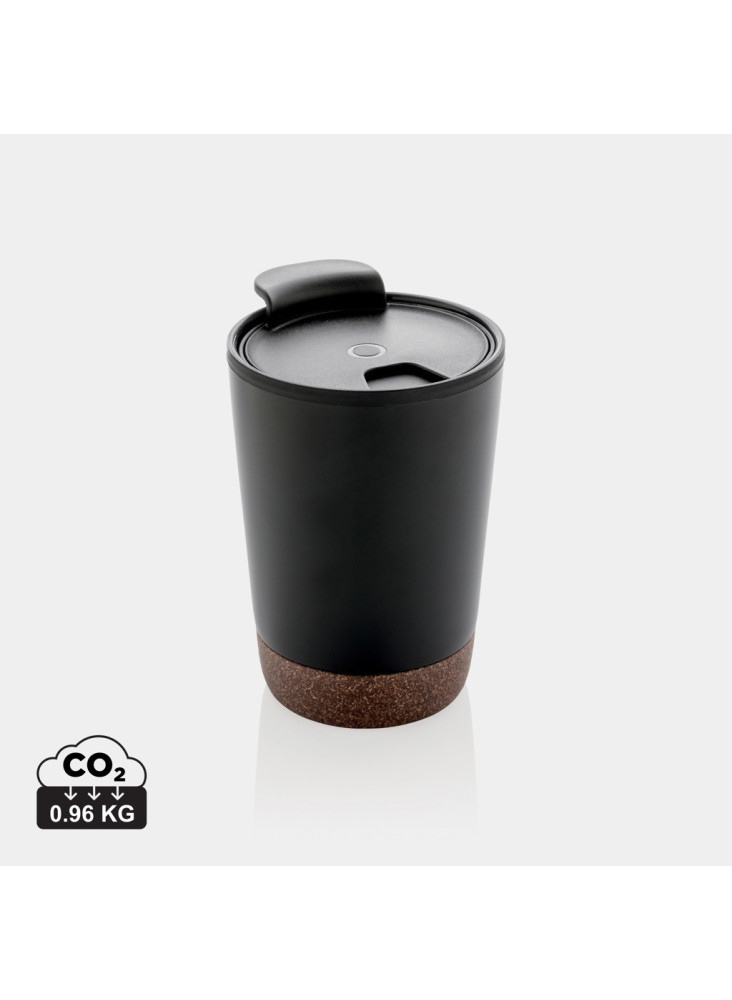 Tasse à café en liège et en acier inoxydable GRS