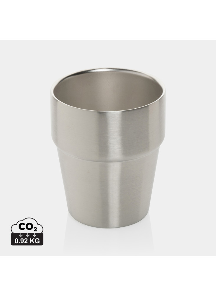 Tasse à café 300ml à double paroi en acier RCS Clark