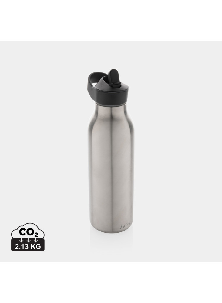 Bouteille d'eau 500ml fliptop en acier RCS Avira Ara