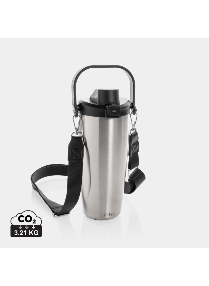 Mug en acier RCS avec bandoulière Avira Ayala