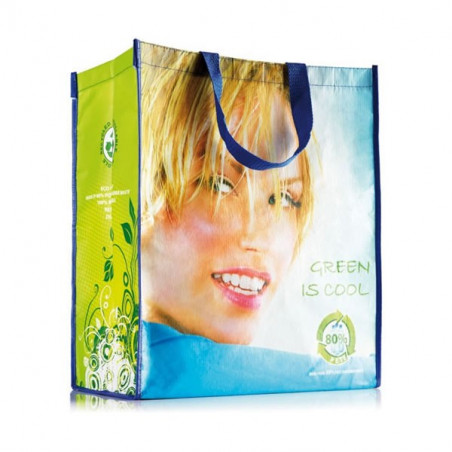 Grand Sac Shopping Isotherme Quadri Personnalisable