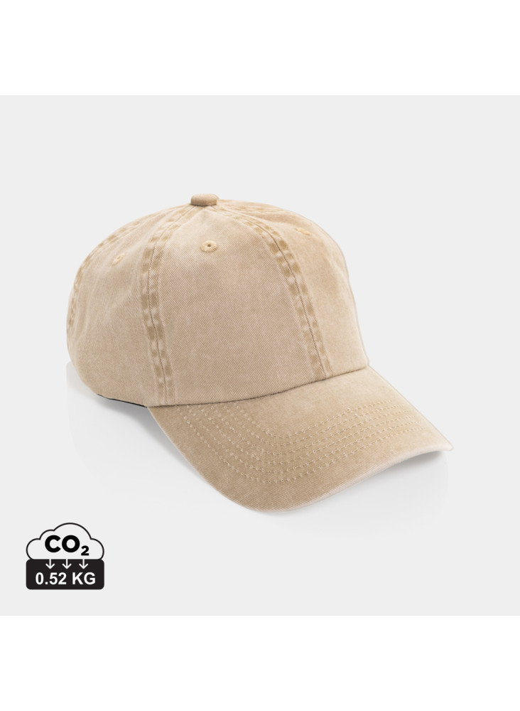 Casquette à 6 panneaux en coton sergé délavée BEAU AWARE™
