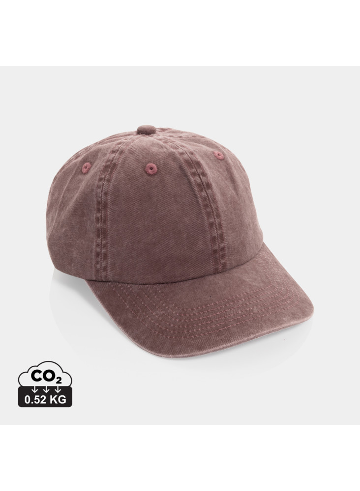 Casquette à 6 panneaux en coton sergé délavée BEAU AWARE™