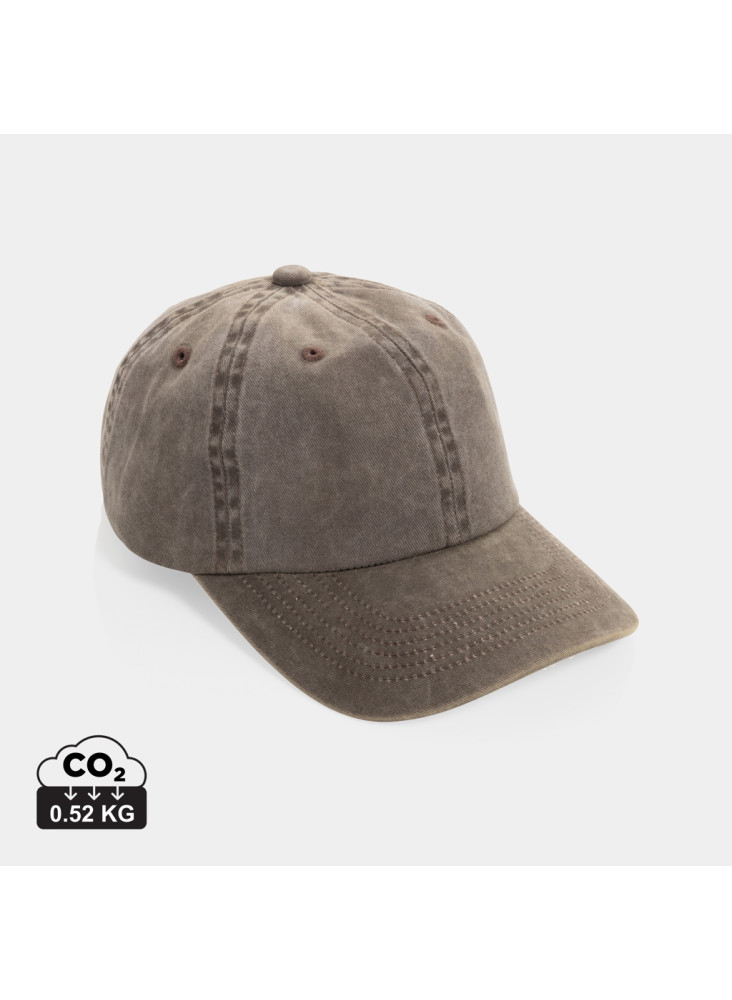 Casquette à 6 panneaux en coton sergé délavée BEAU AWARE™