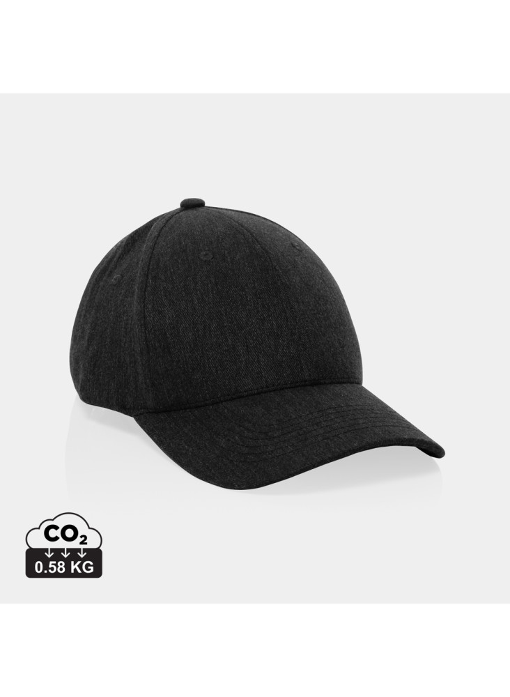 Casquette 6 panneaux 200gr chiné et recyclé AWARE™ Milo
