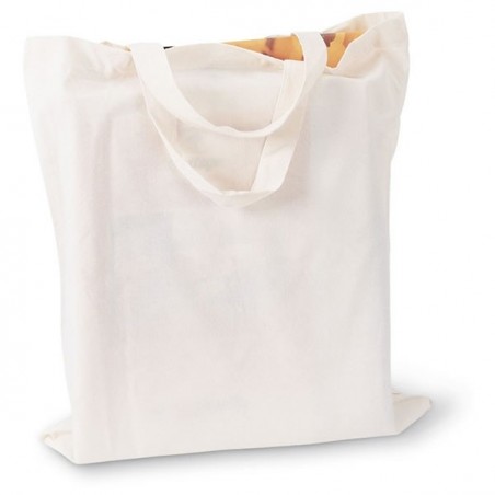 Sac de shopping en coton Blanc