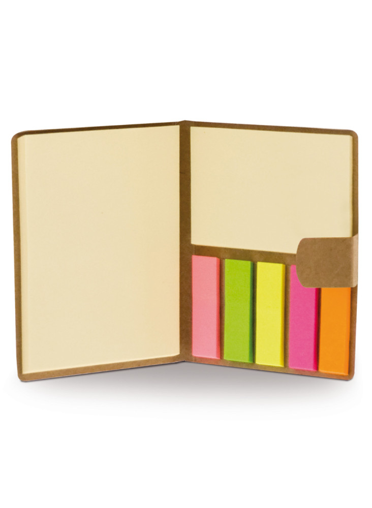 Carnet avec marques pages