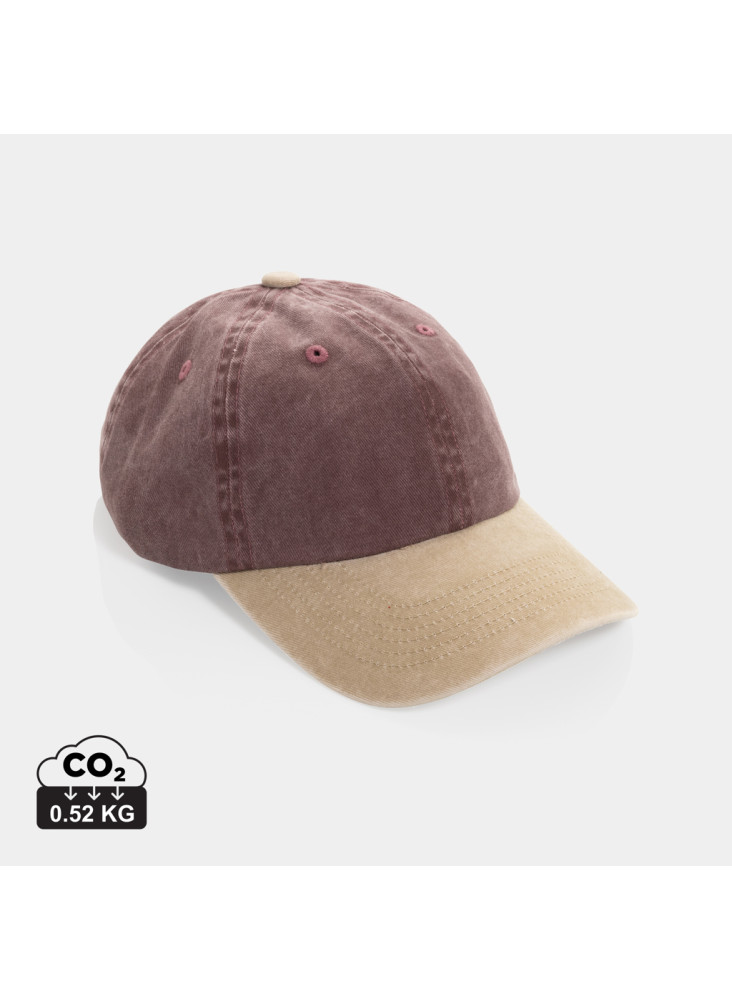 Casquette à 6 panneaux en coton sergé bicolore BEAU AWARE™