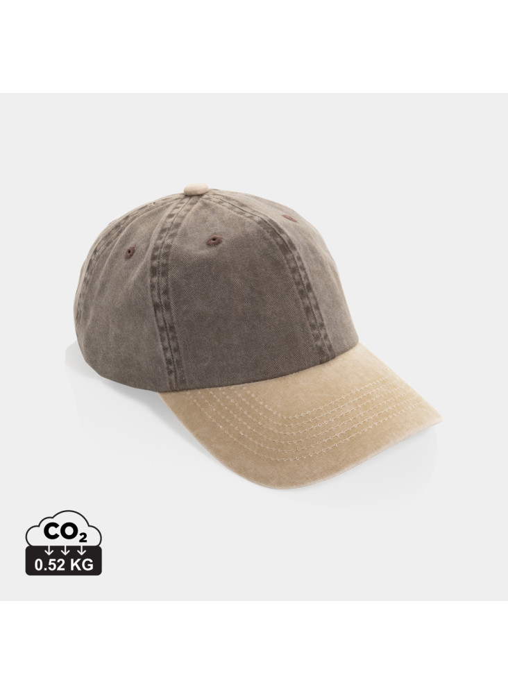 Casquette à 6 panneaux en coton sergé bicolore BEAU AWARE™