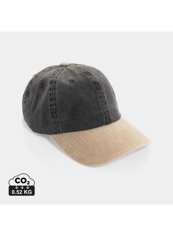 Casquette à 6 panneaux en coton sergé bicolore BEAU AWARE™