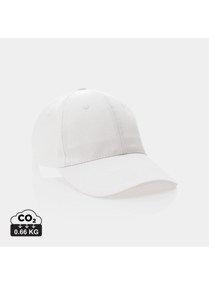 Casquette 6 panneaux en coton recyclé 280gr IMPACT