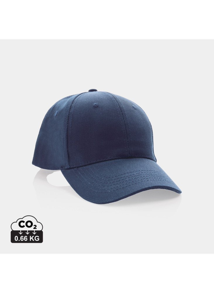 Casquette 6 panneaux en coton recyclé 280gr IMPACT