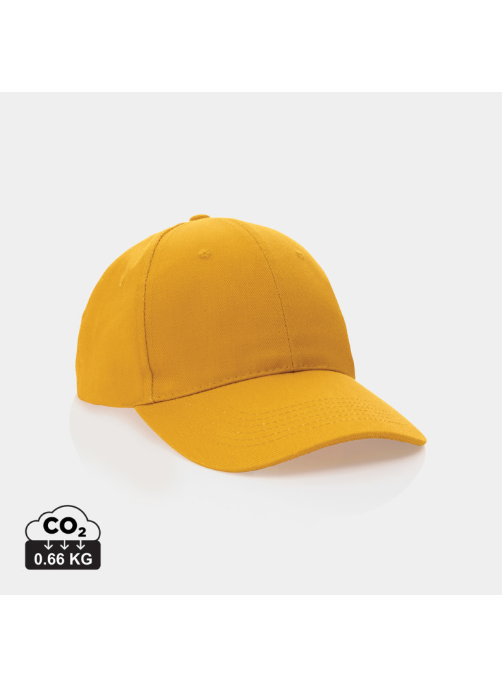 Casquette 6 panneaux en coton recyclé 280gr IMPACT