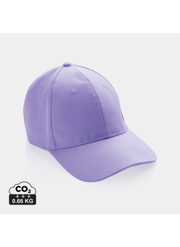 Casquette 6 panneaux en coton recyclé 280gr IMPACT