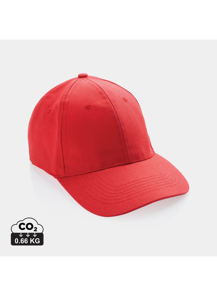 Casquette 6 panneaux en coton recyclé 280gr IMPACT