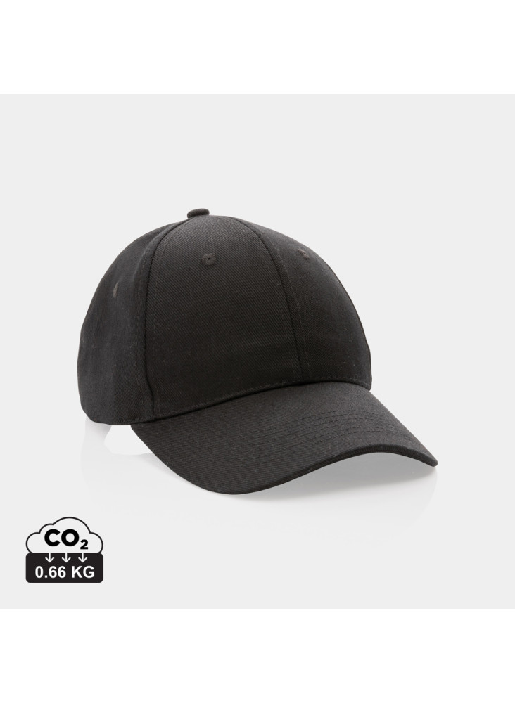 Casquette 6 panneaux en coton recyclé 280gr IMPACT