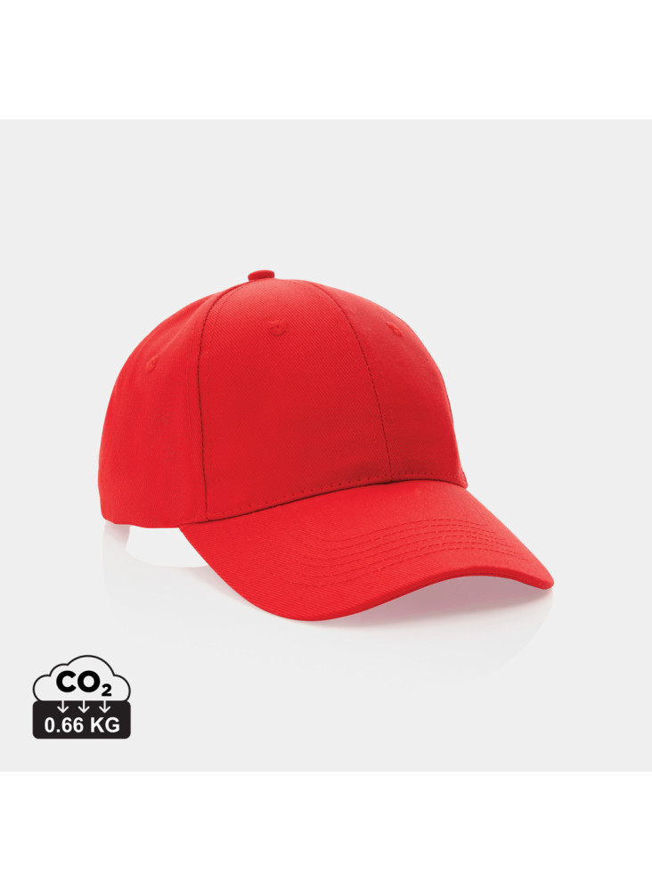 Casquette 6 panneaux en coton recyclé 280gr IMPACT